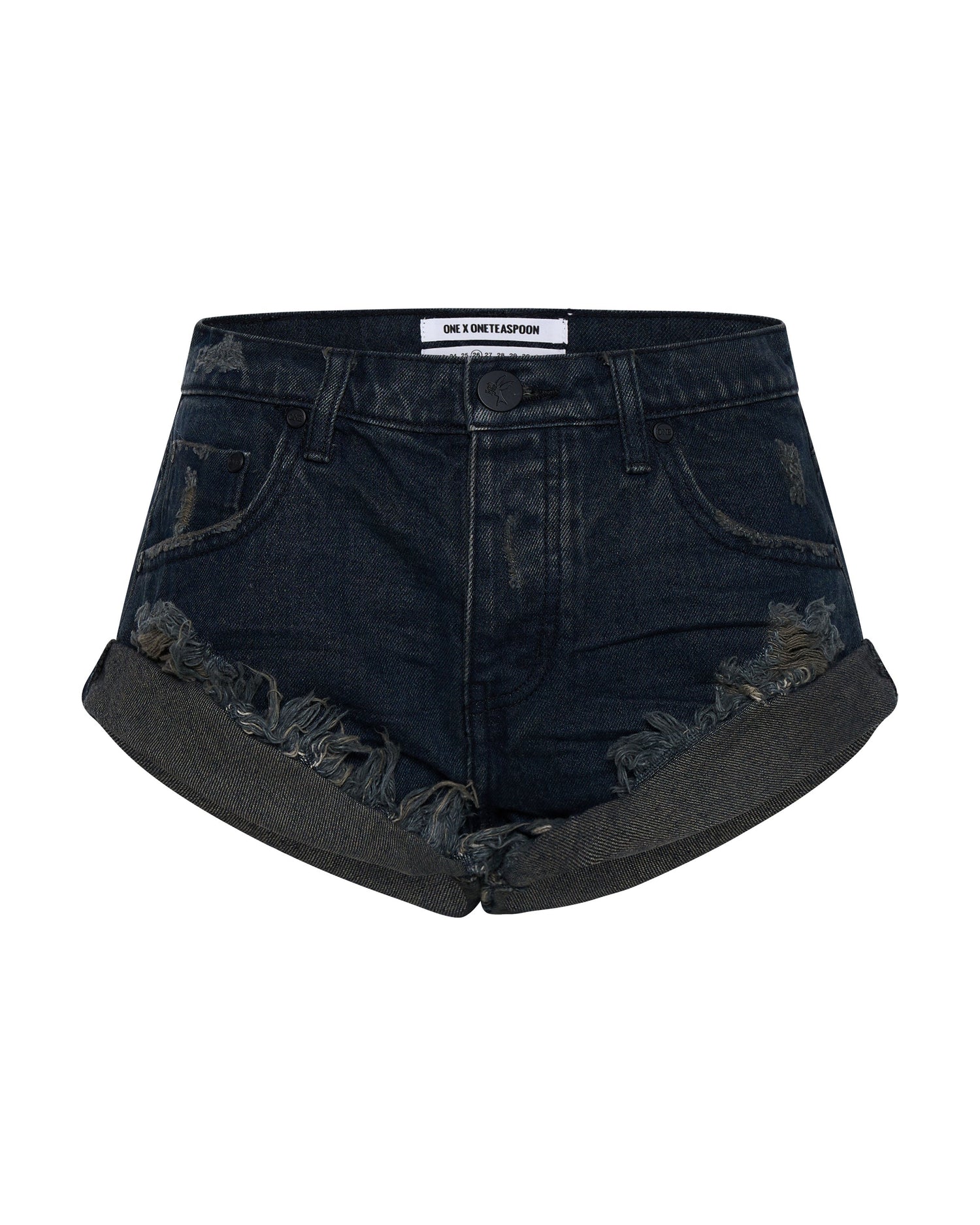 Women's Low Waist Bandits Denim Shorts Bandits Low Waist Denim Shorts - Archived Fox Black