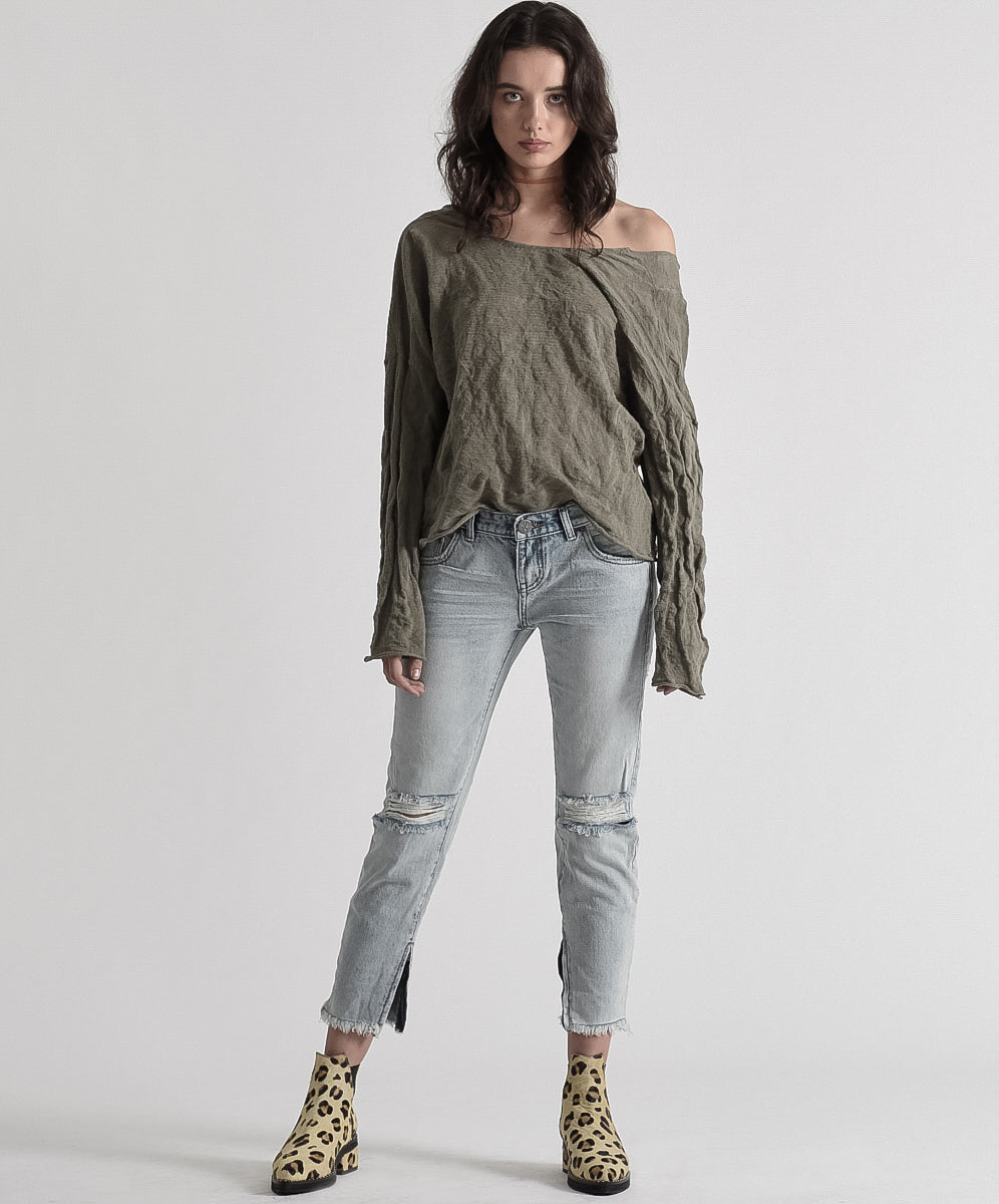 Outlet Sale Women's Jeans Freebirds Low Waist Rigid Skinny Denim Jeans - Blue Hart