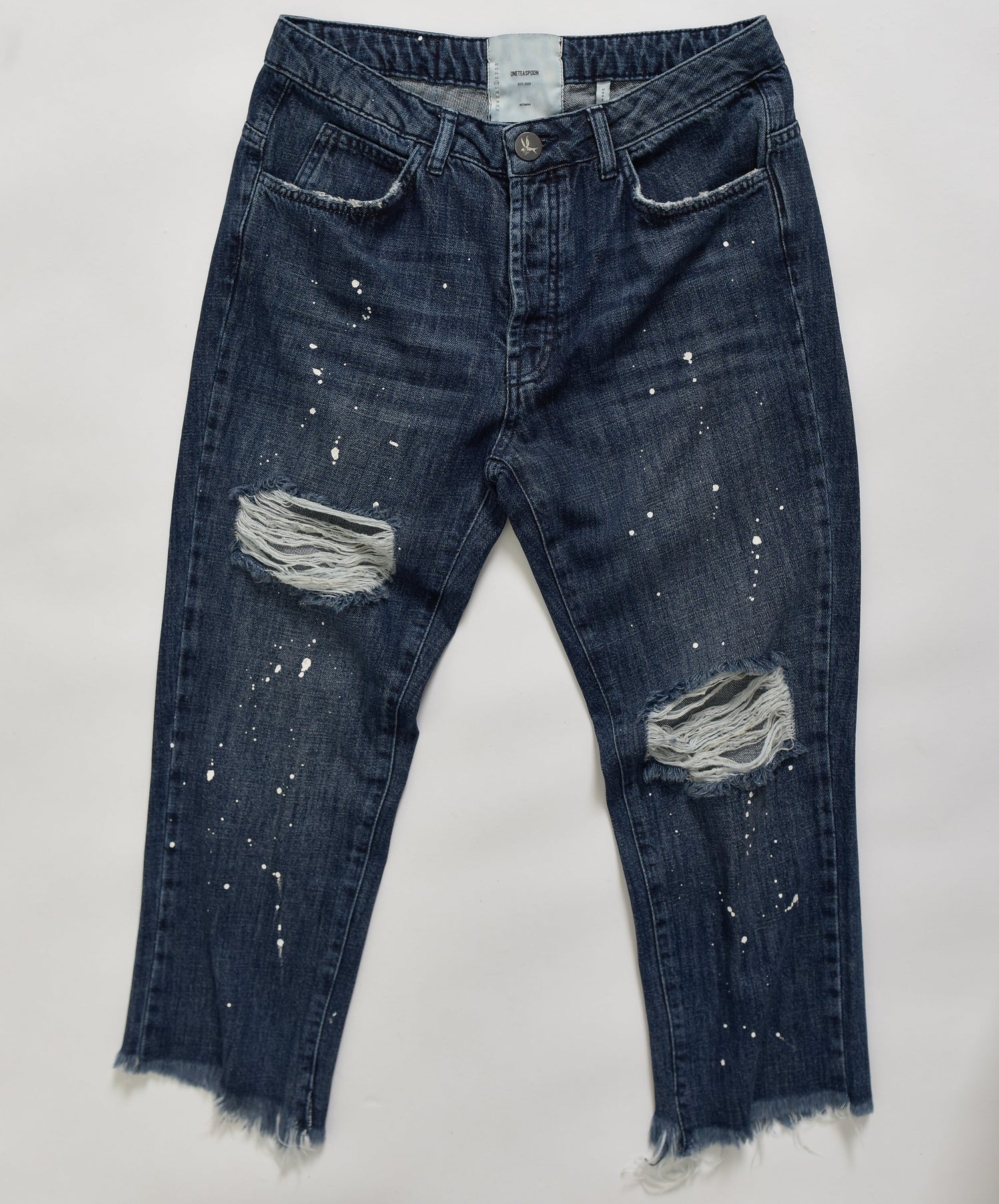 Last Stock Hooligans Low Waist Relaxed Straight Leg Denim Jeans - Pop Cult