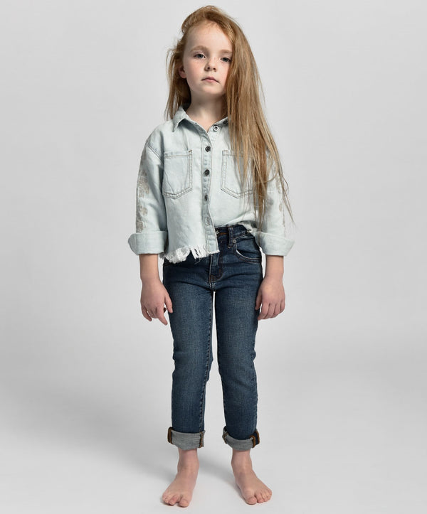 KIDS SUPERSTAR FREEBIRDS II HIGH WAIST SKINNY JEANS