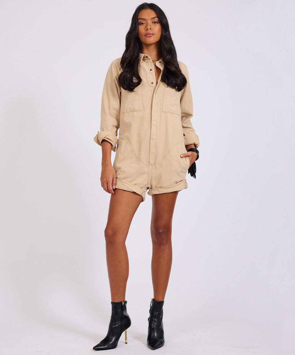 30% Off Select Jumpsuits Prophecy Jumpsuit - Stone