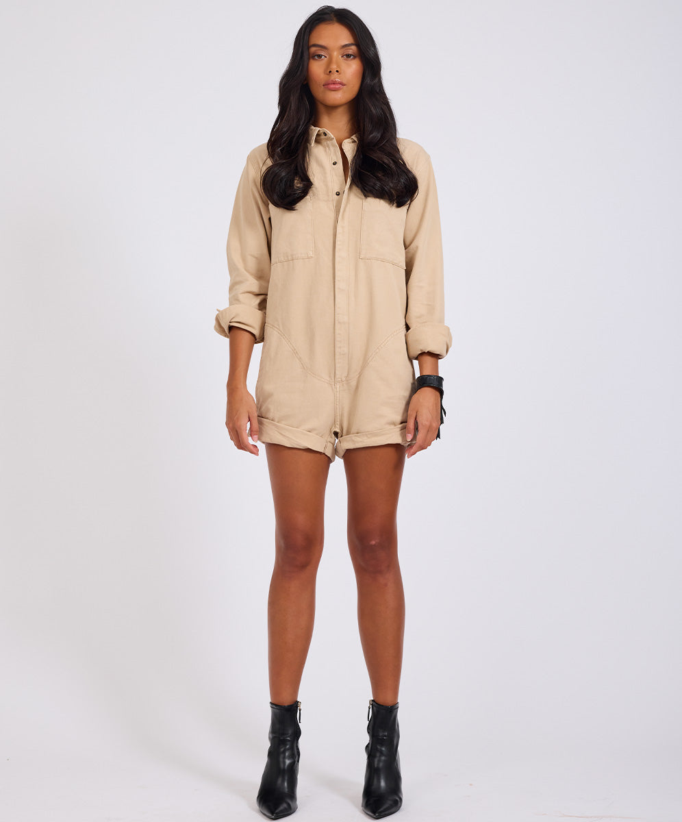 30% Off Select Jumpsuits Prophecy Jumpsuit - Stone