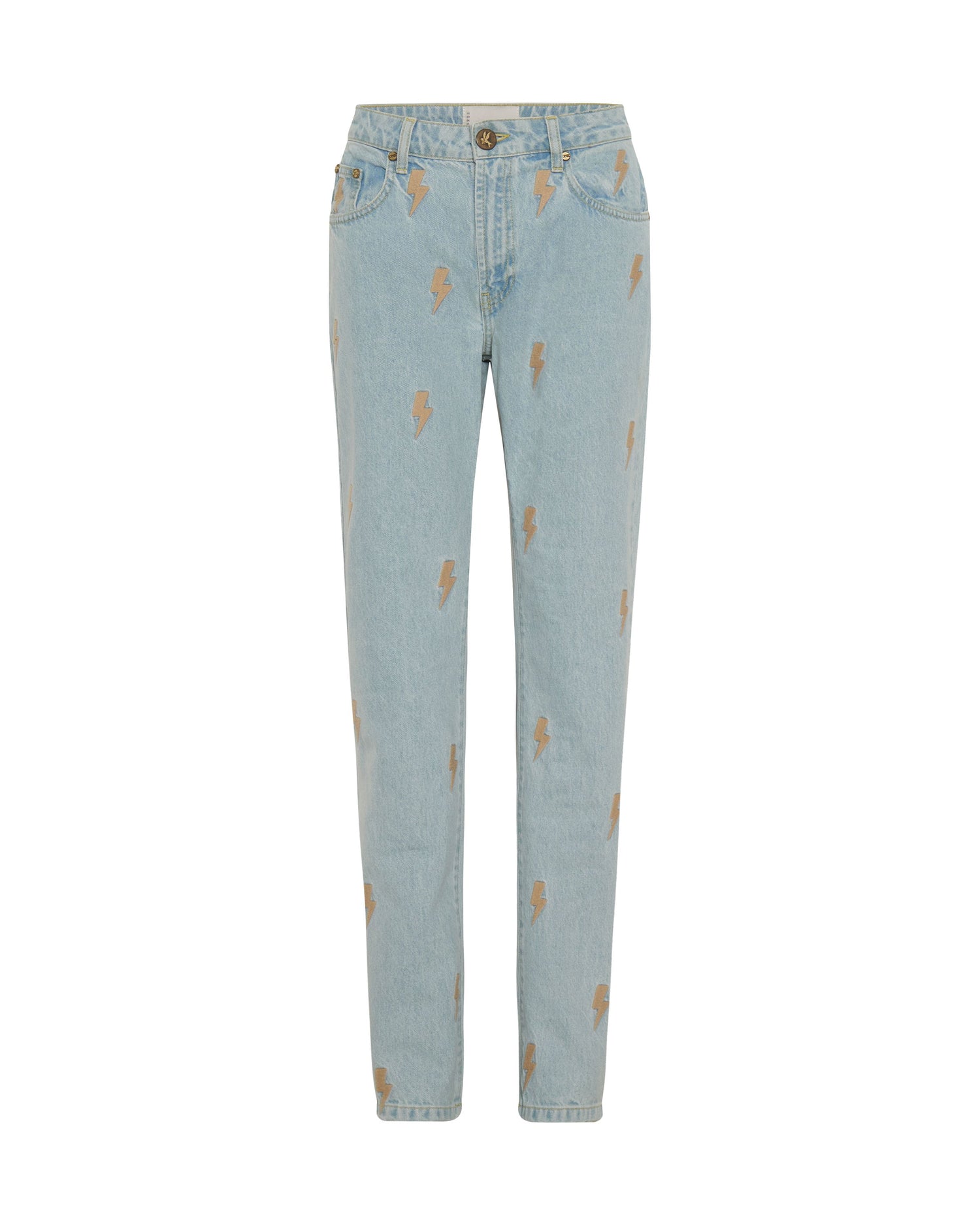 Dirty Blue Denim Awesome Baggies High Waist Straight Leg Denim Jeans - Best Blue