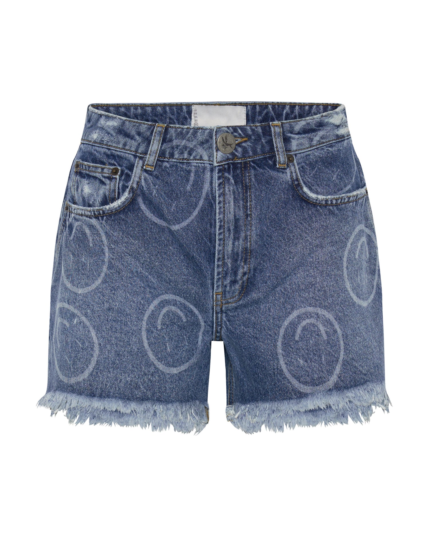 Last Stock Legends High Waist Mom Fit Denim Shorts - Rosewood