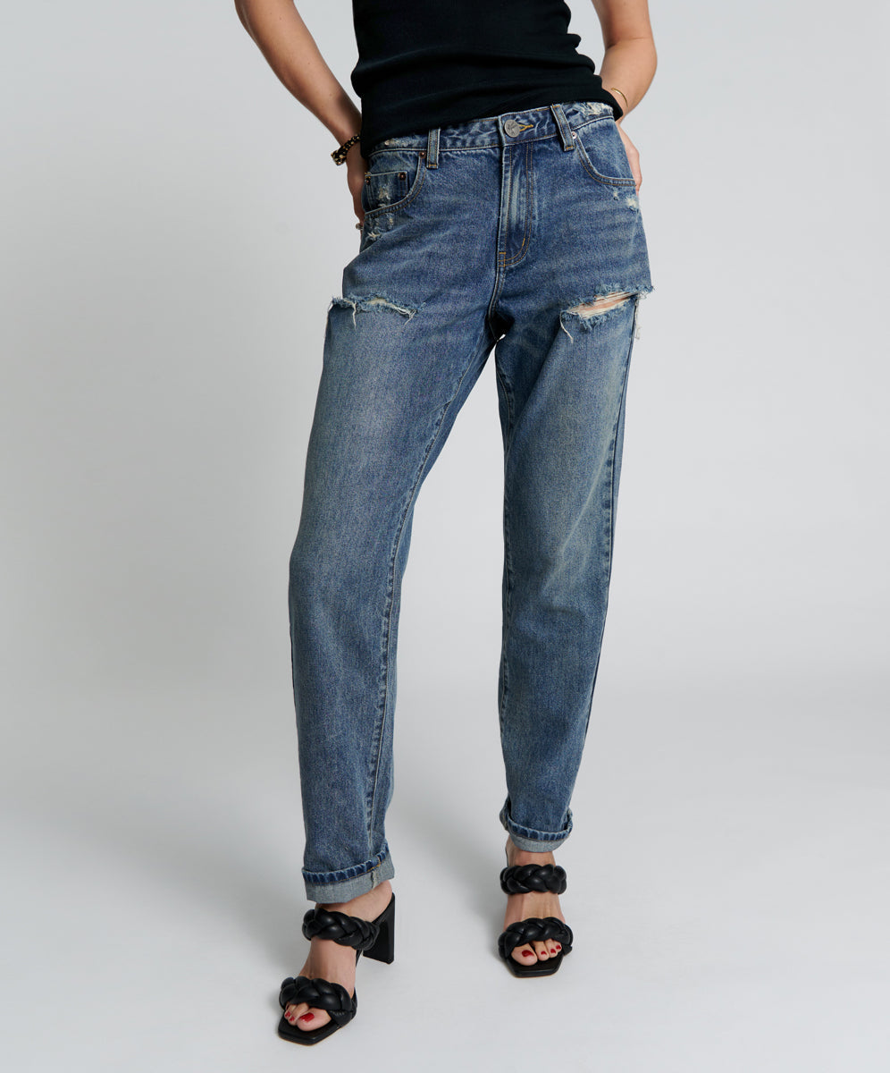 Products 1982S High Waist Balloon Denim Jeans - Used Blue