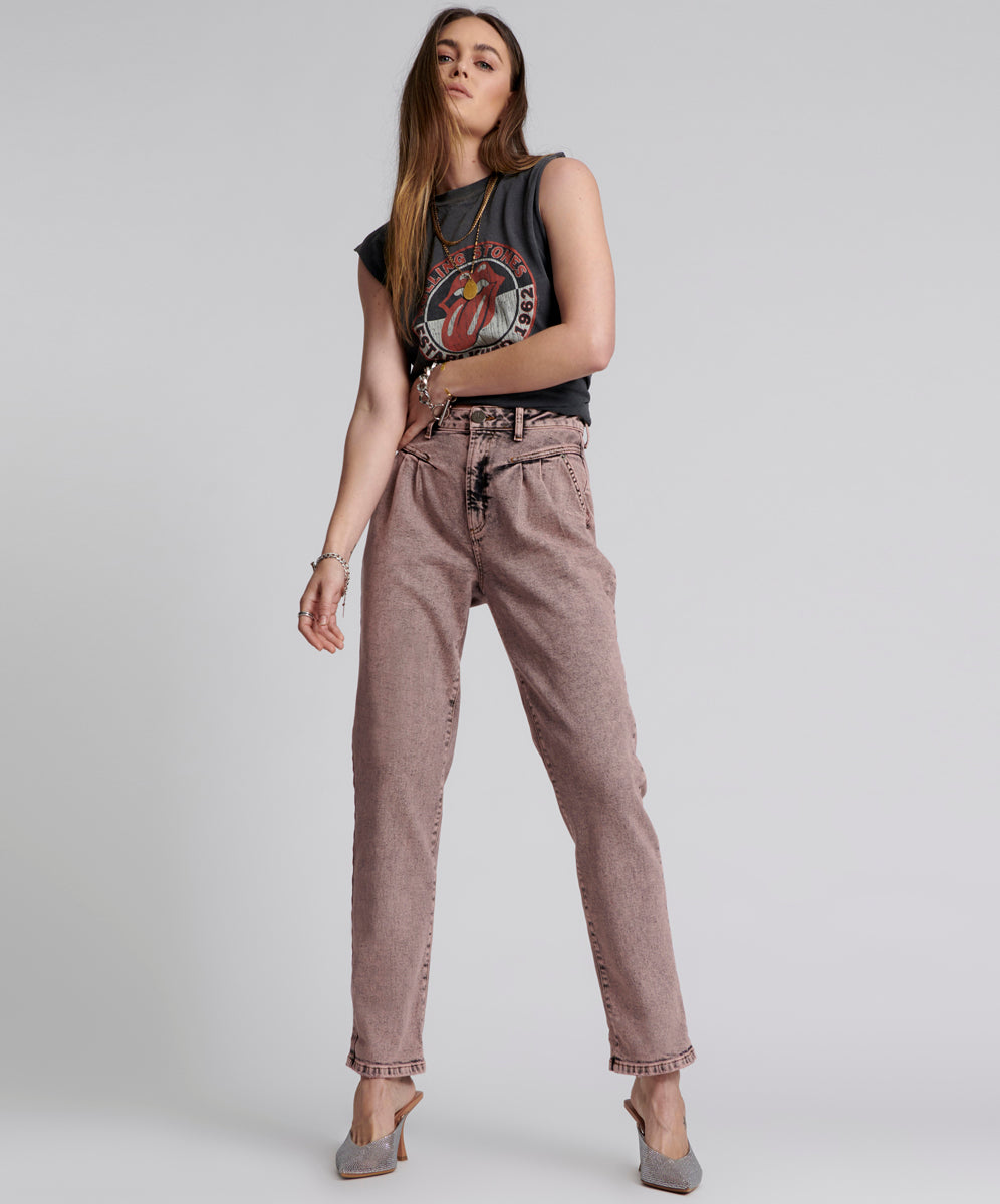 Outlet Sale Women's Jeans Streetwalkers High Waist Straight Leg Trouser Denim Jeans - Night Haze