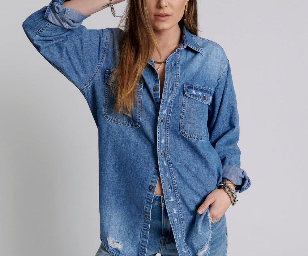 Western Denim Shirt - Pacifica