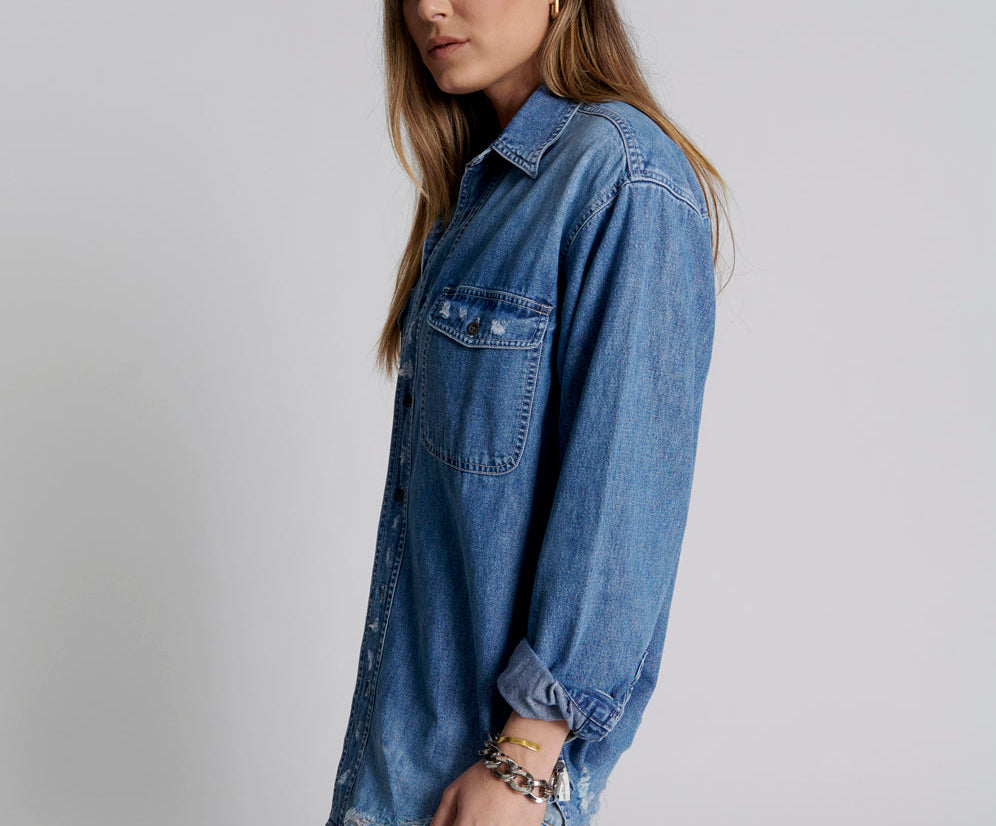 Western Denim Shirt - Pacifica