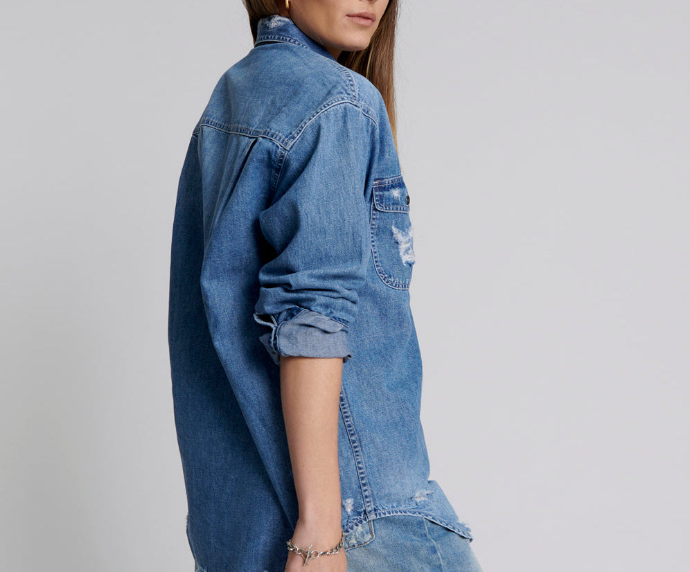 Western Denim Shirt - Pacifica