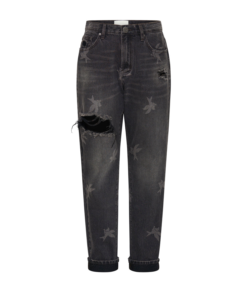 Products 1982S High Waist Balloon Denim Jeans - Black