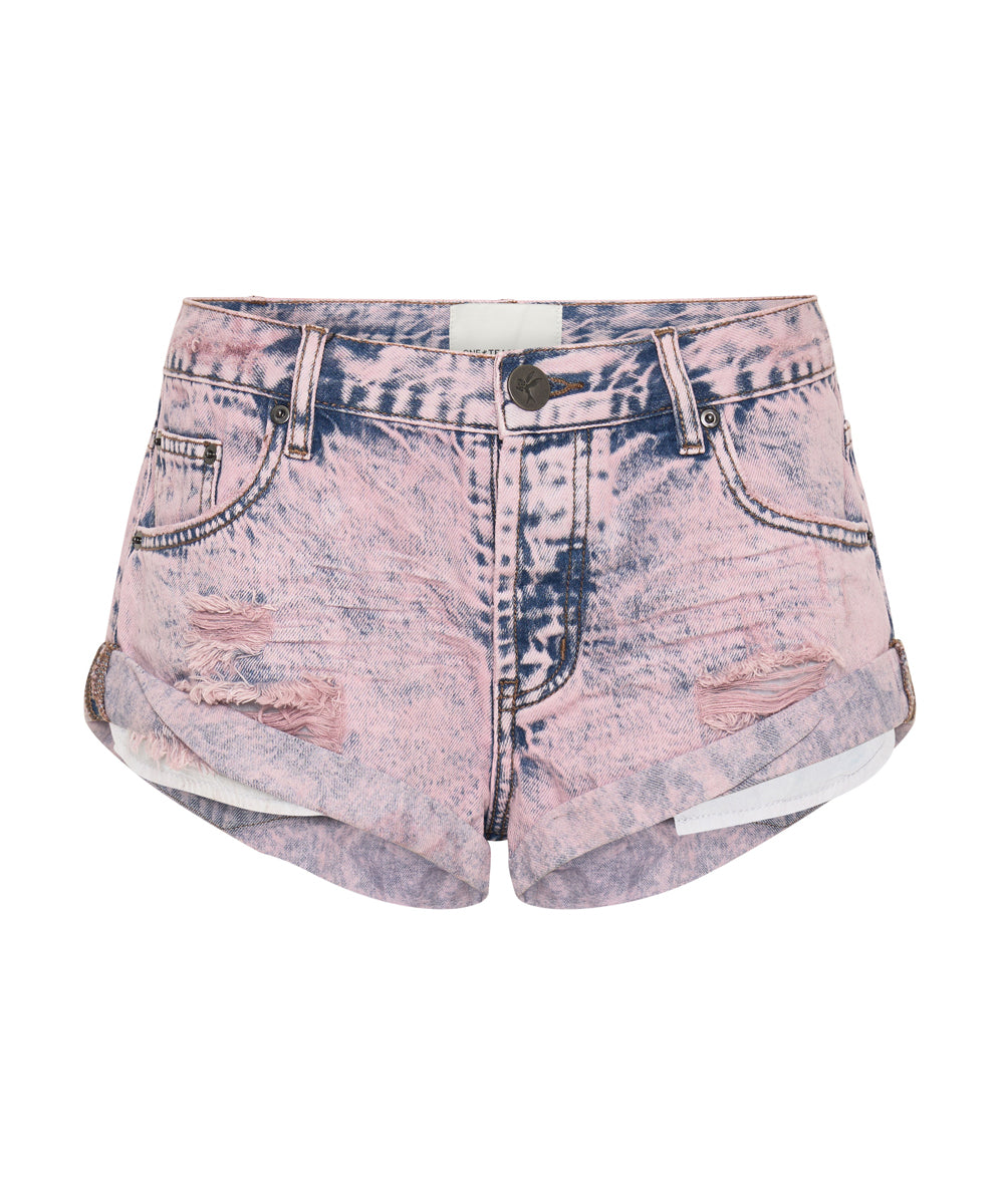 Women's Low Waist Bandits Denim Shorts Bandits Low Waist Denim Shorts - Washed Pink