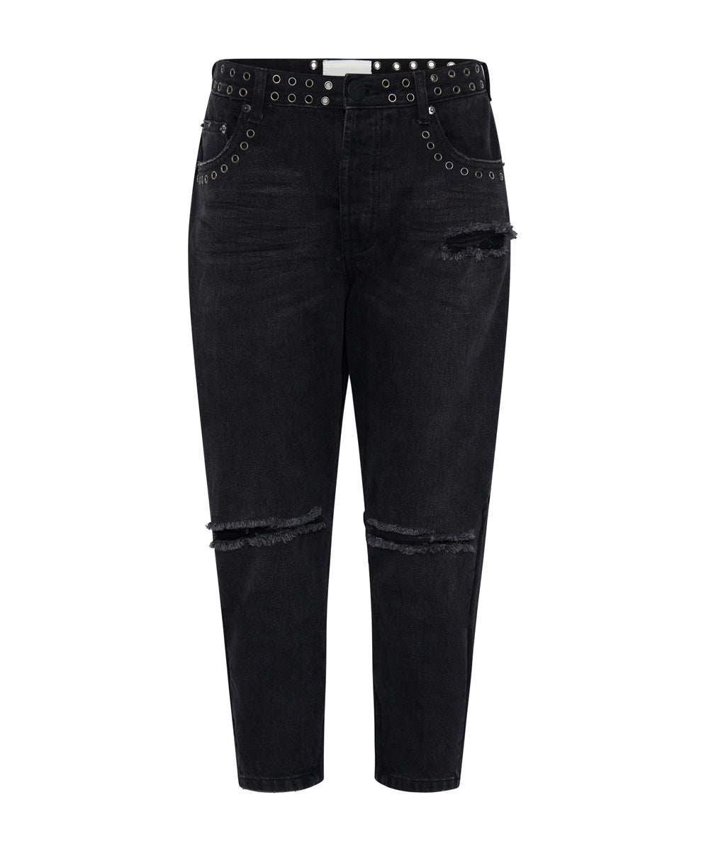 Outlet Sale Women's Jeans BLACK OAK KINGPINS CROPPED BOYFRIEND JEANS