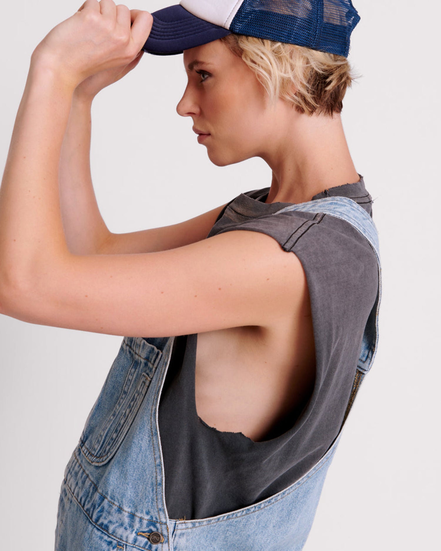 Last Stock Stanton St Denim Mini Pini Dress - Hendrixe
