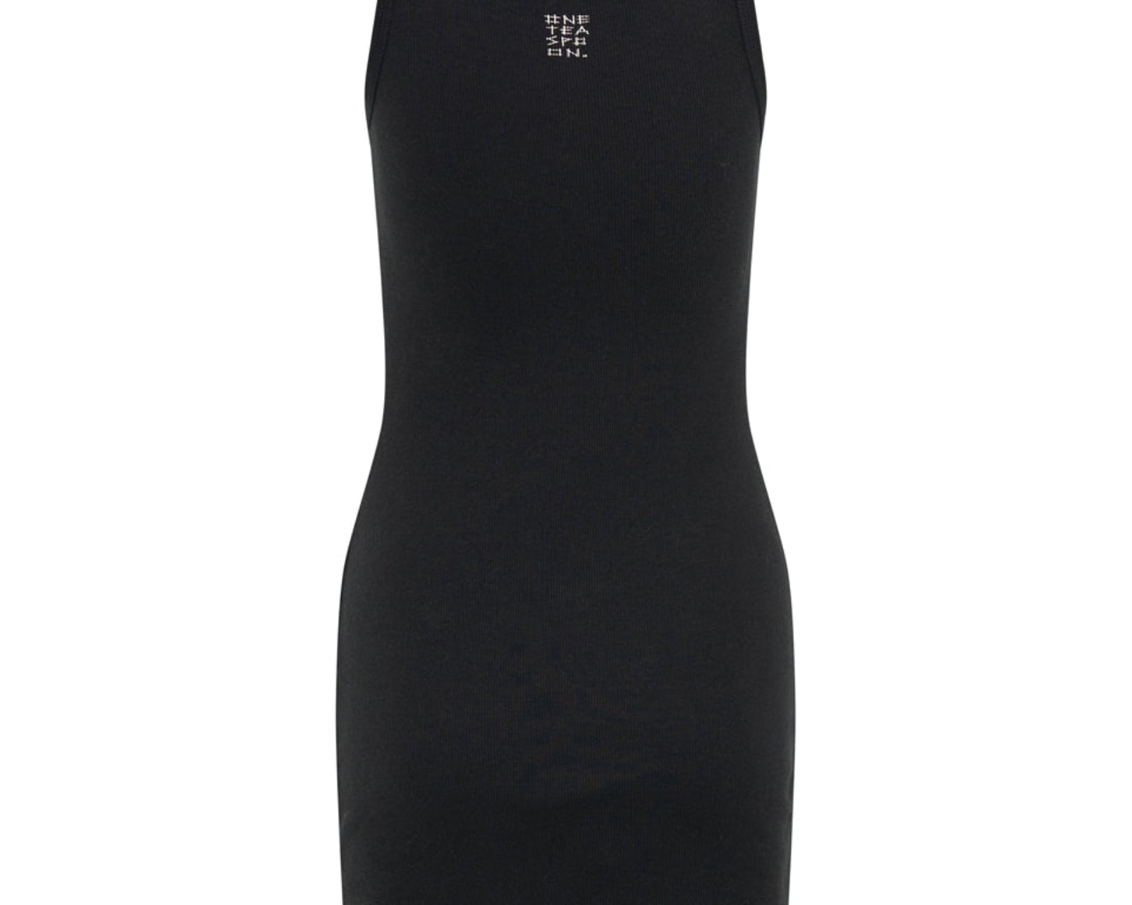 One Teaspoon Ribbed Singlet Mini Dress - Black