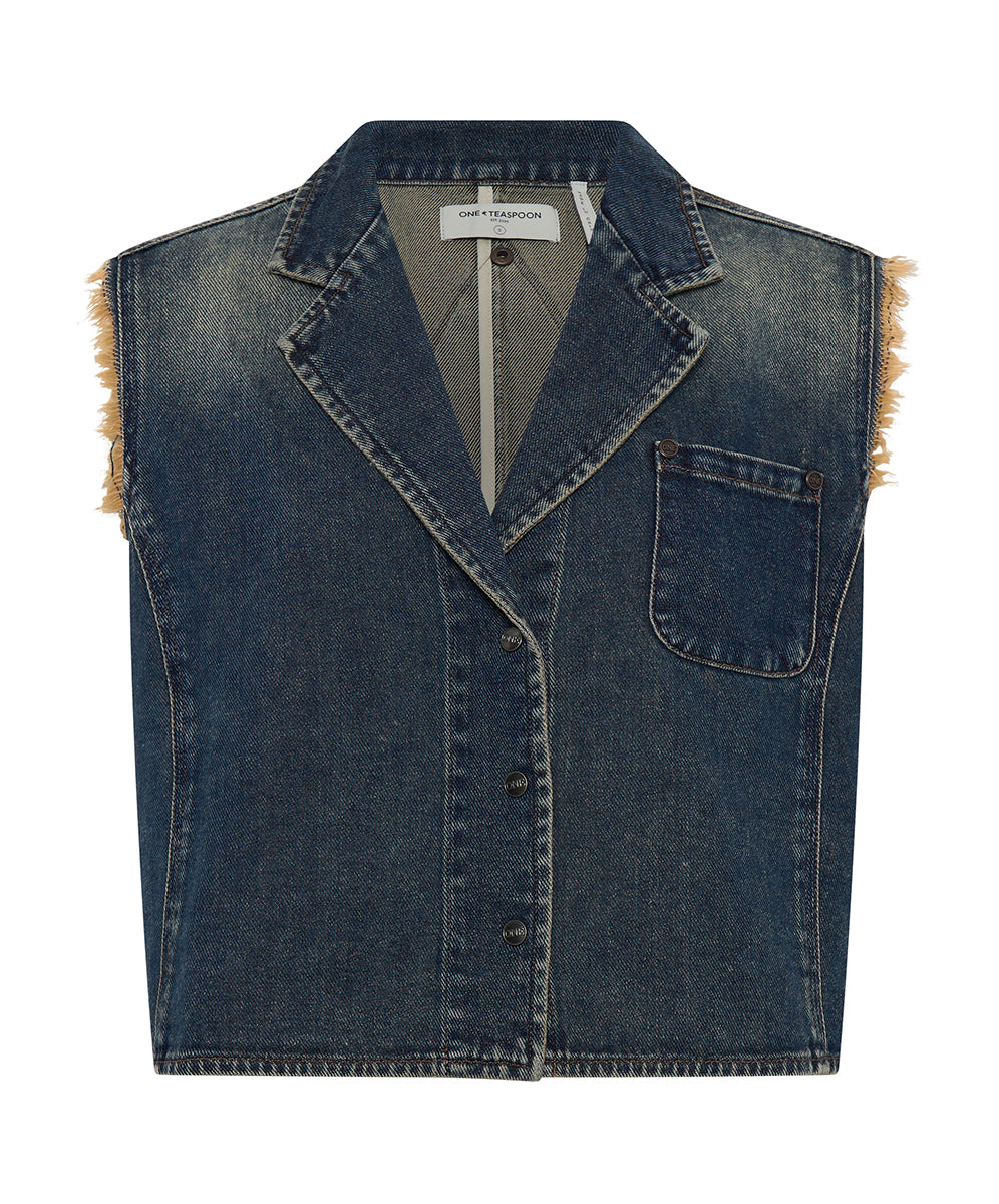 Last Stock Palisades Denim Top - Memphis Star