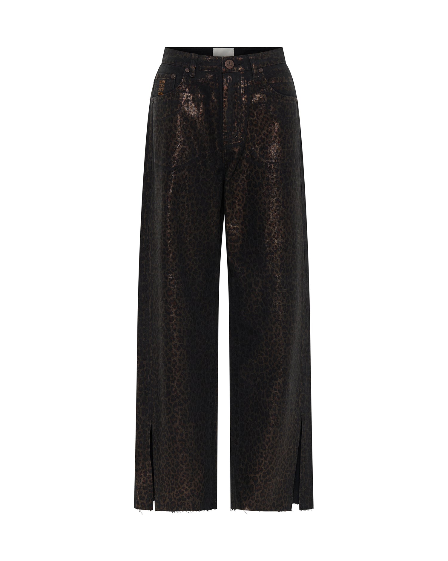 Last Stock Billie Low Slung Straight Leg Mid Waist Denim Jeans - Night Animal