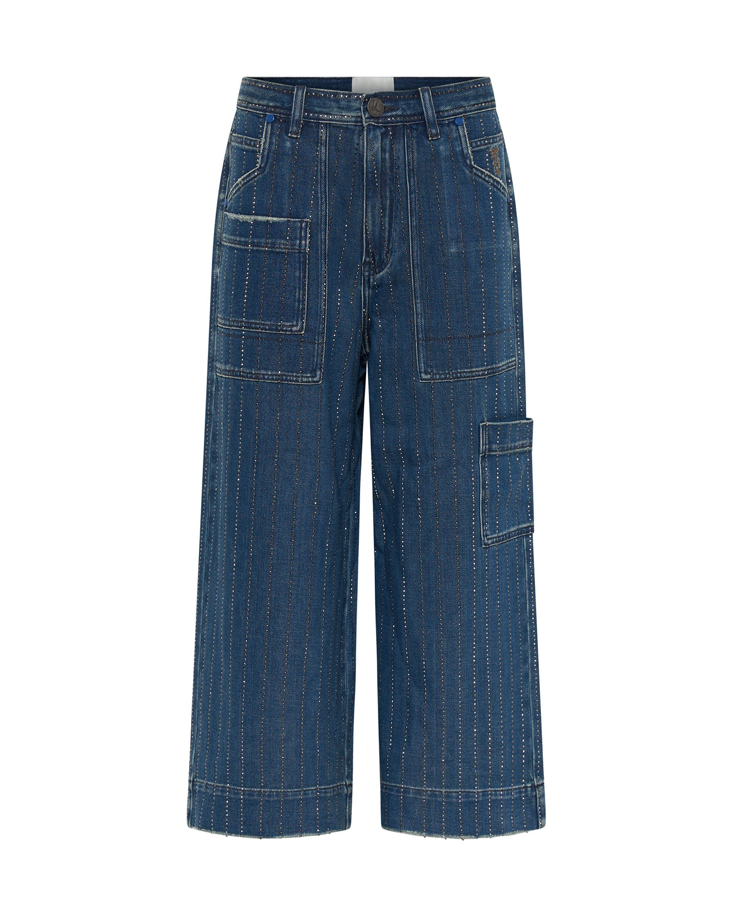 Full Price Bad Boys High Waist Wide Leg Denim Jeans - Glitter Highway