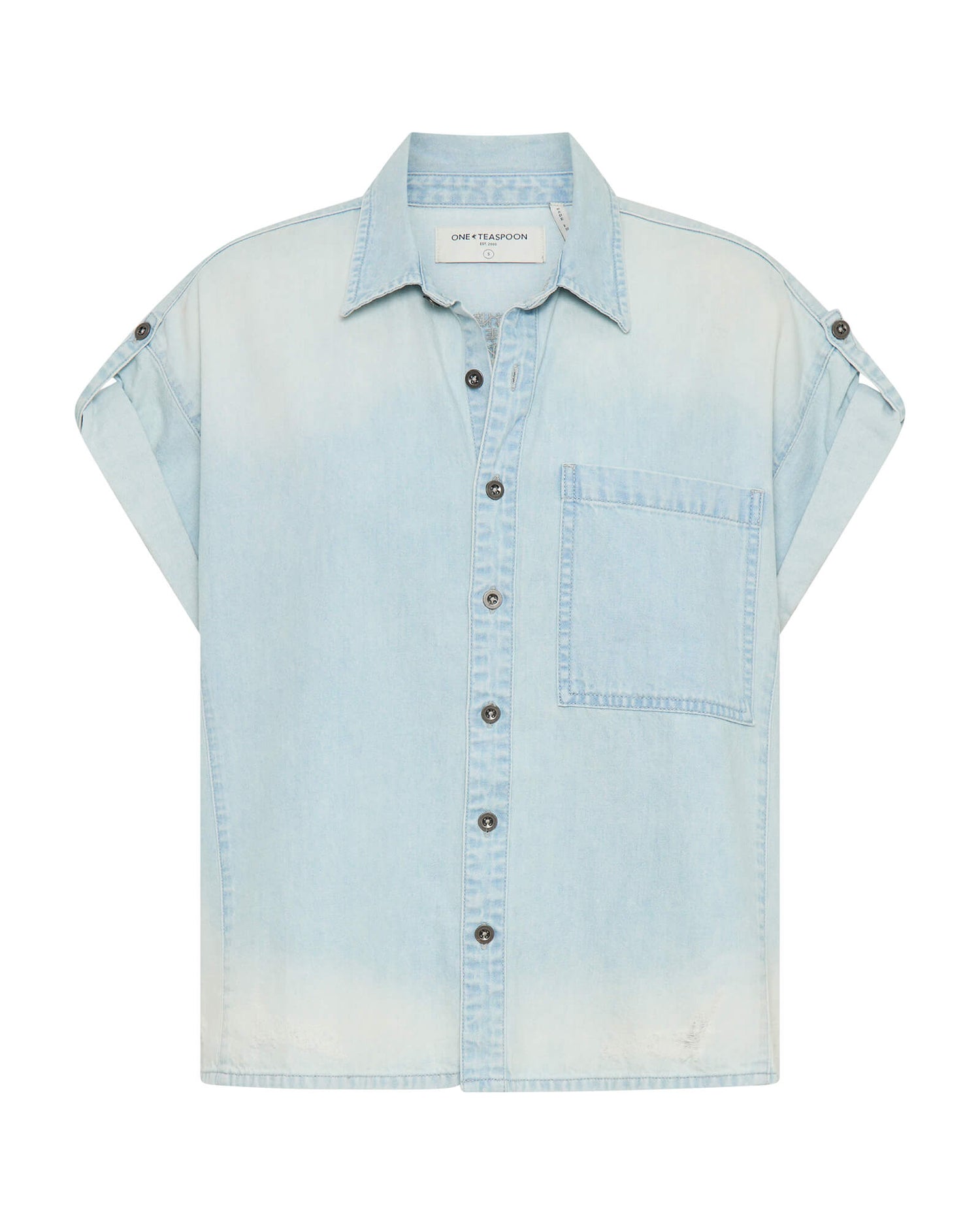 Dirty Blue Denim Classic Denim Top - Classic