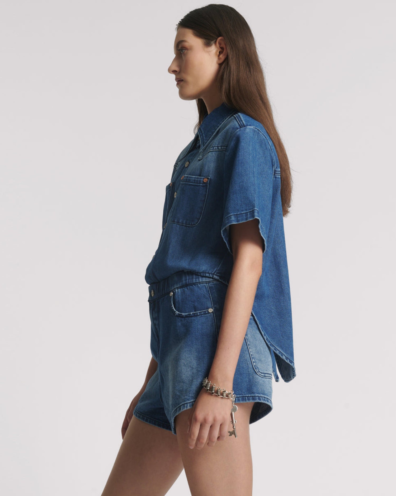 30% Off Select Jumpsuits Taylor Denim Jumpsuit - Rosewood