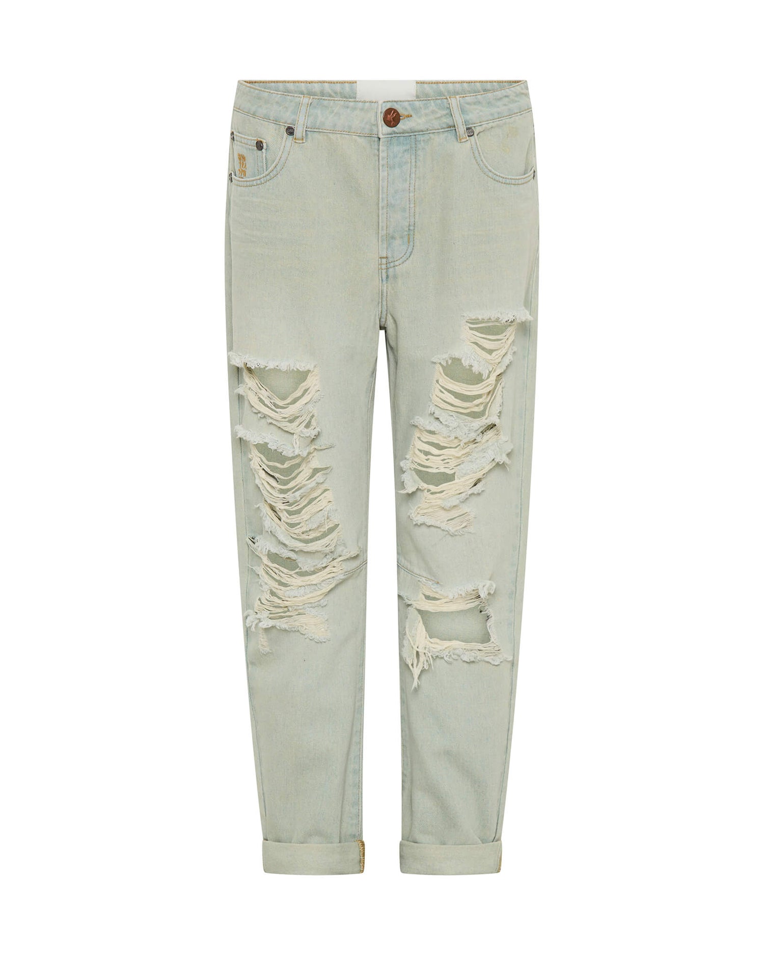 Women's Boyfriend Jeans Saints Low Waist Boyfriend Denim Jeans - Sundae