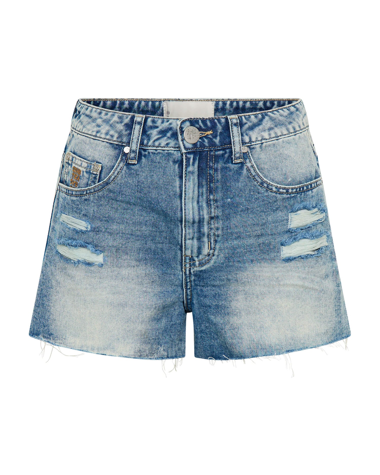 High Waist Denim Shorts Bowies High Waist Denim Shorts - Sunset Blue