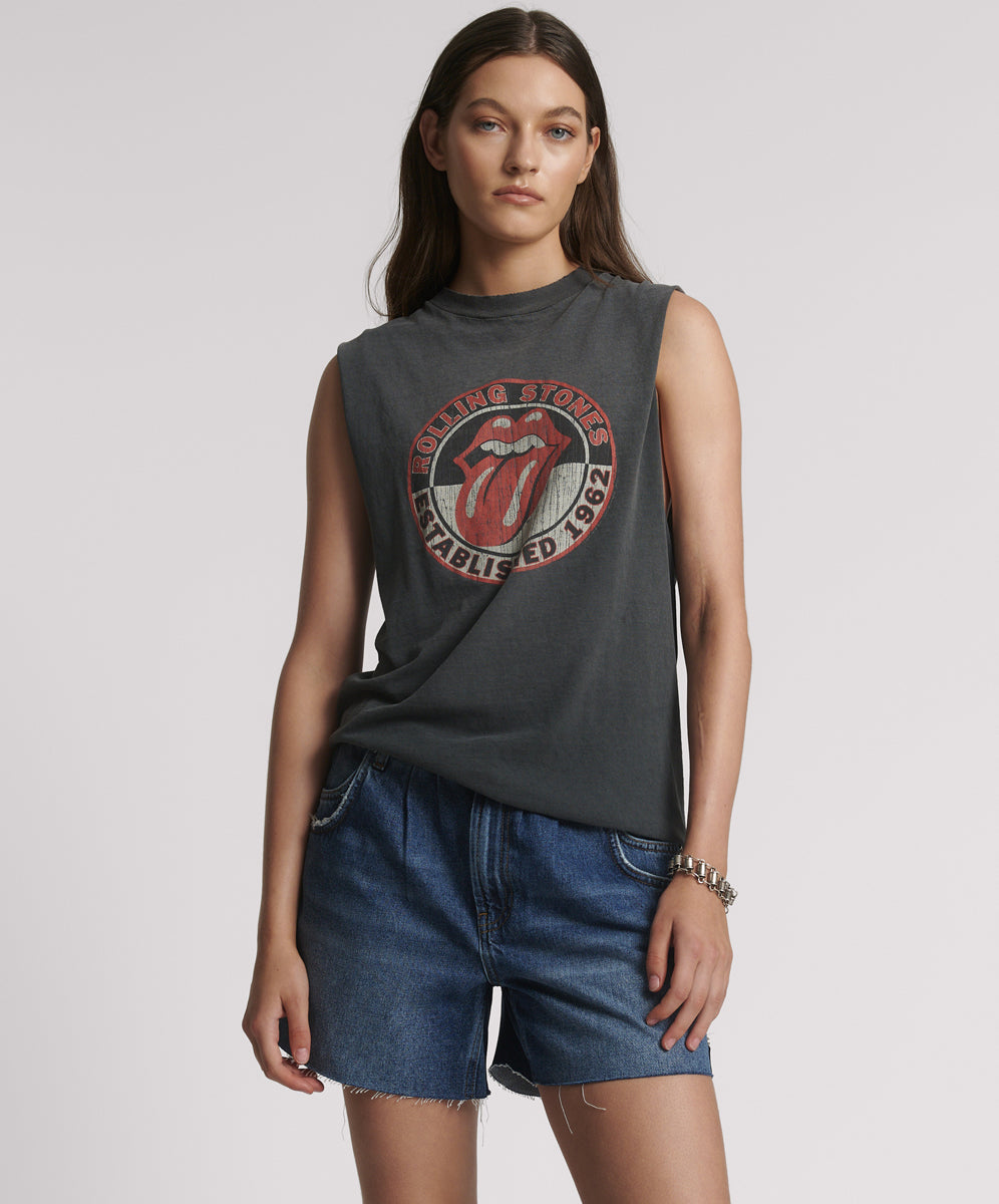 Dirty Blue Denim Shakers Low Waist Super Relaxed Denim Shorts - Blue Thunder