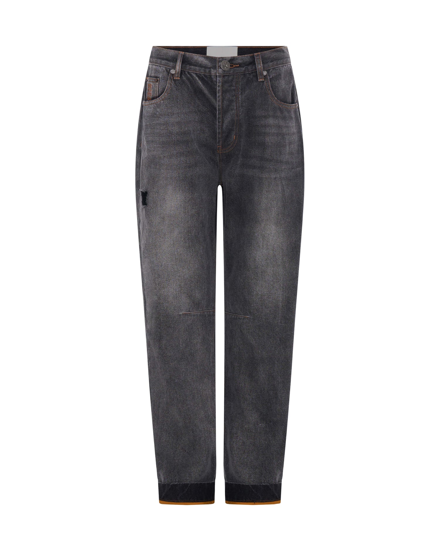 Women's Boyfriend Jeans Bandits Low Waist Boyfriend Denim Jeans - Worn Black
