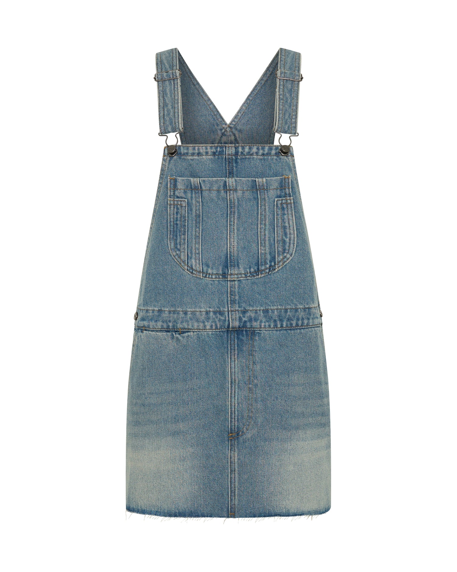 Dirty Blue Denim Sloan Mini Pini Denim Dress - Bolt Blue