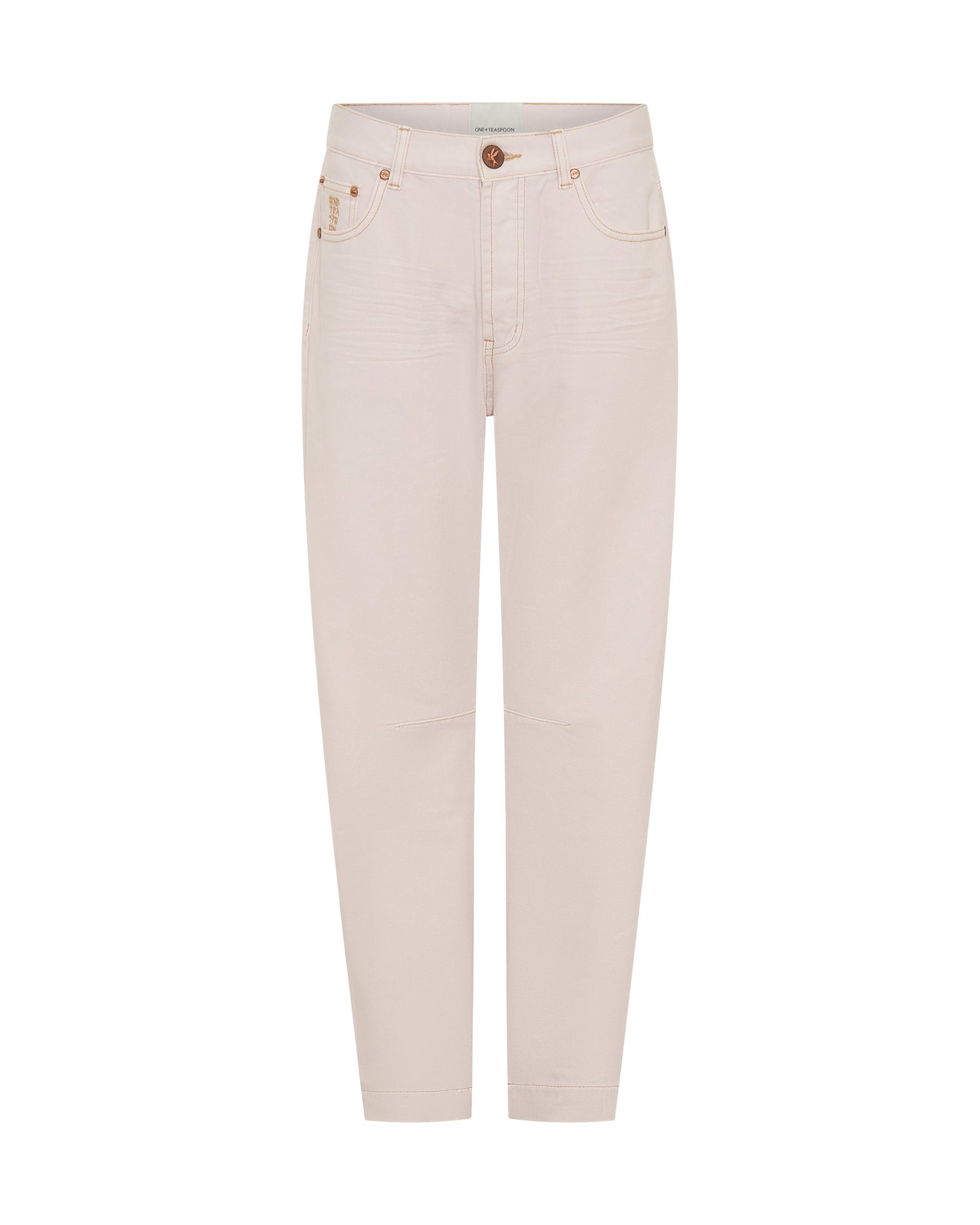 Bandits Low Waist Boyfriend Denim Jeans - Pink Tint