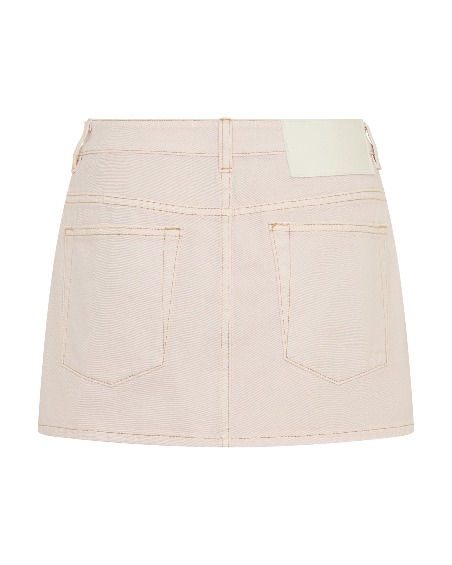 Women's Denim Skirts Fiasco Low Waist Utility Micro Mini Denim Skirt - Pink Tint