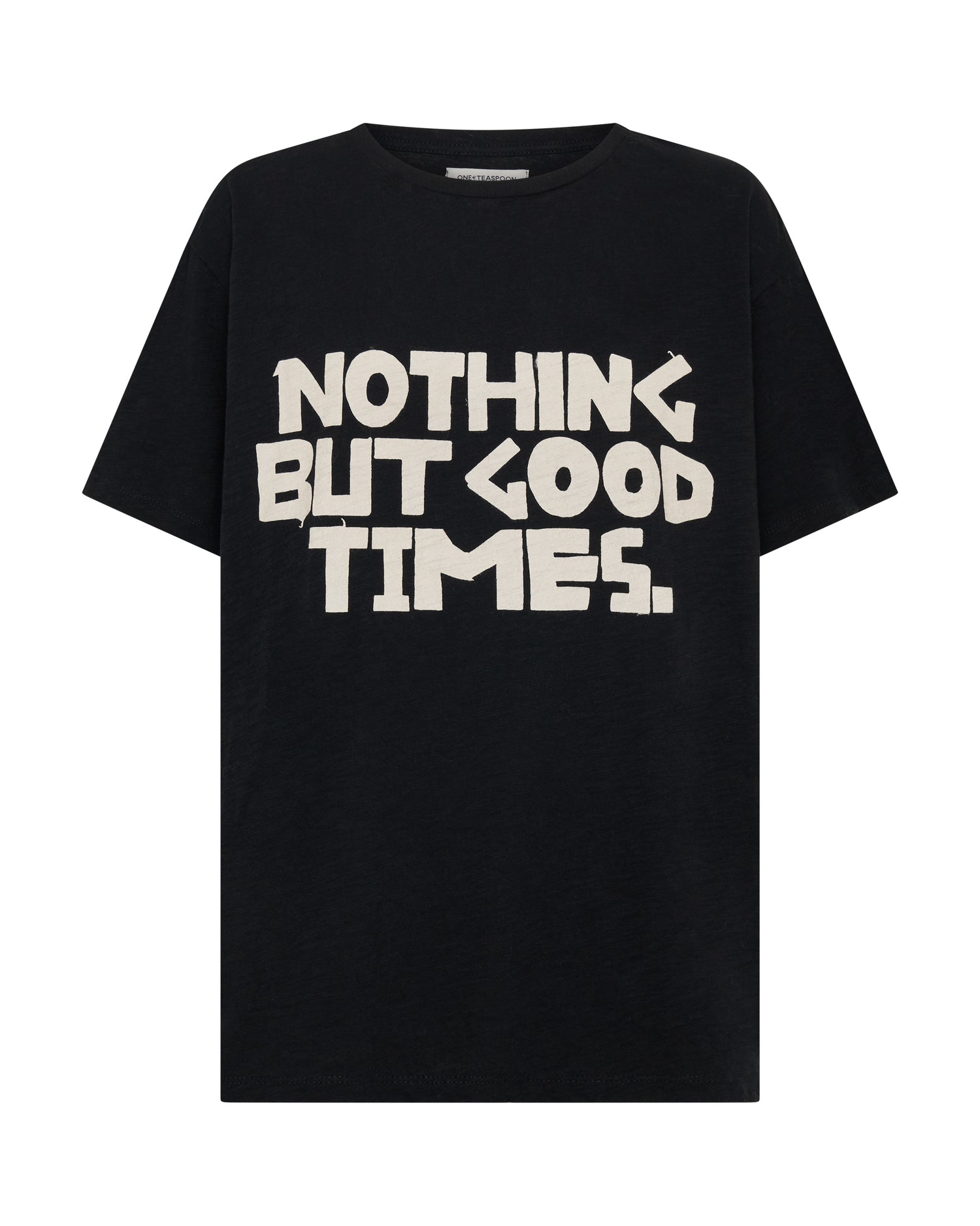 25th Anniversary Good Times Boyfriend Tee - Black