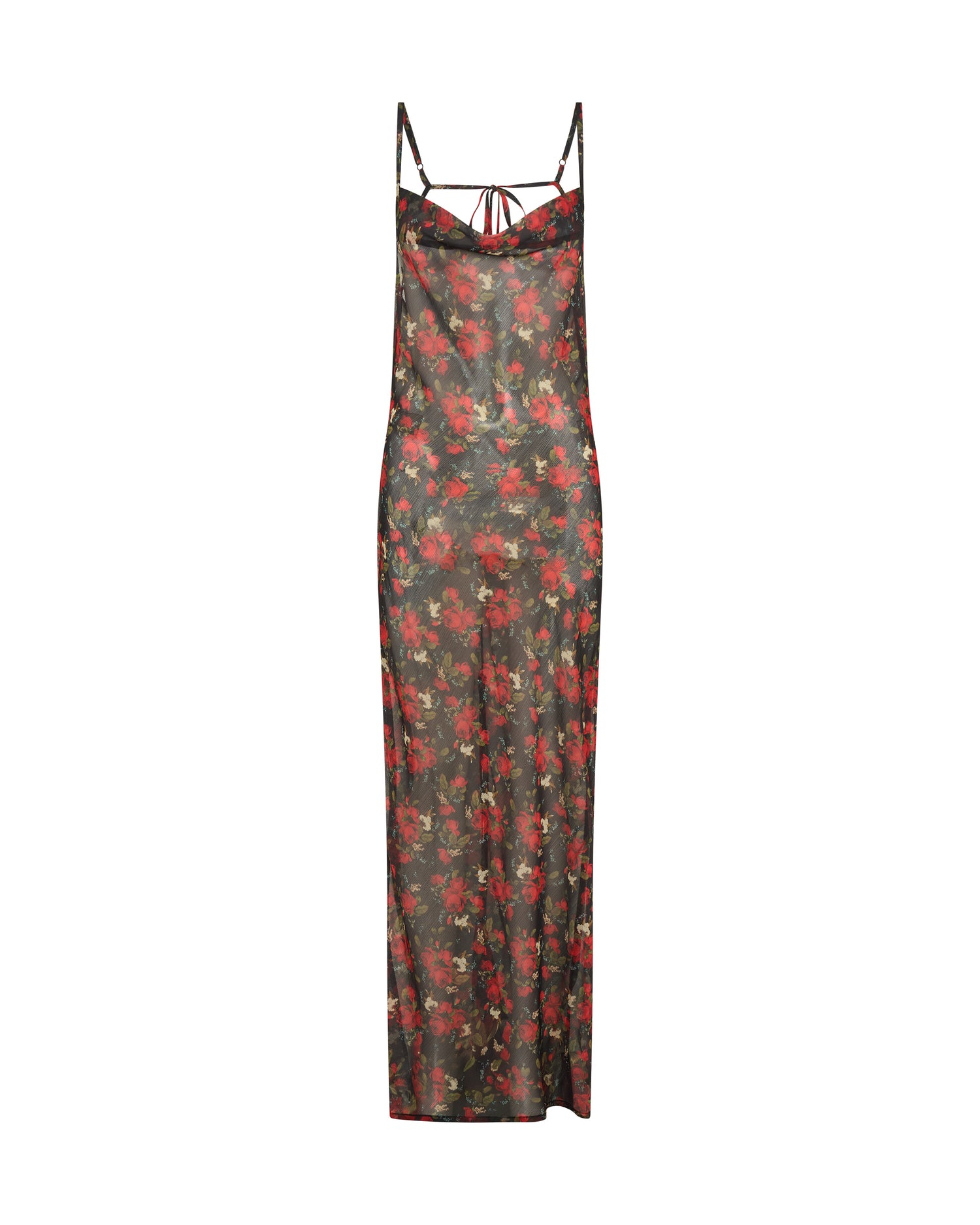 Rebel In Bloom Flower Jagger Slip Dress - Red