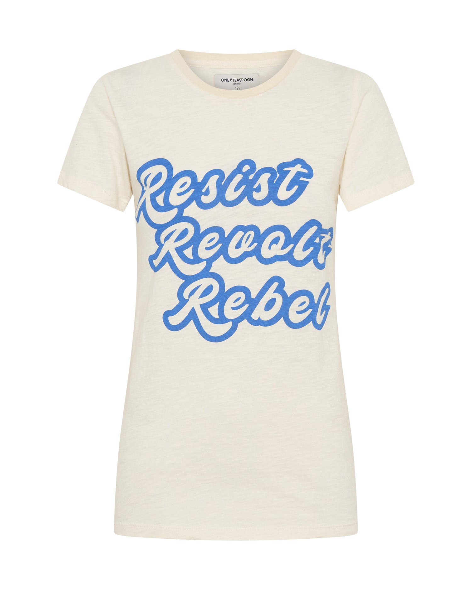 25th Anniversary Resist Revolt Rebel Tee - White