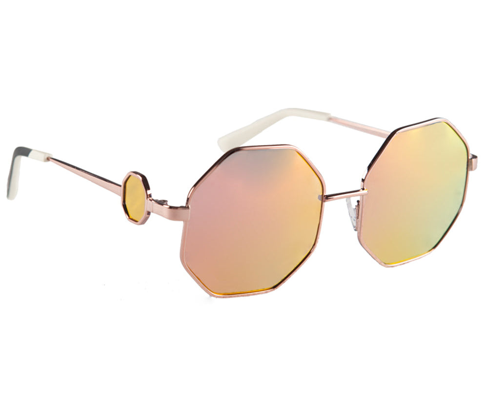Superhero Sunglasses - Rose Gold