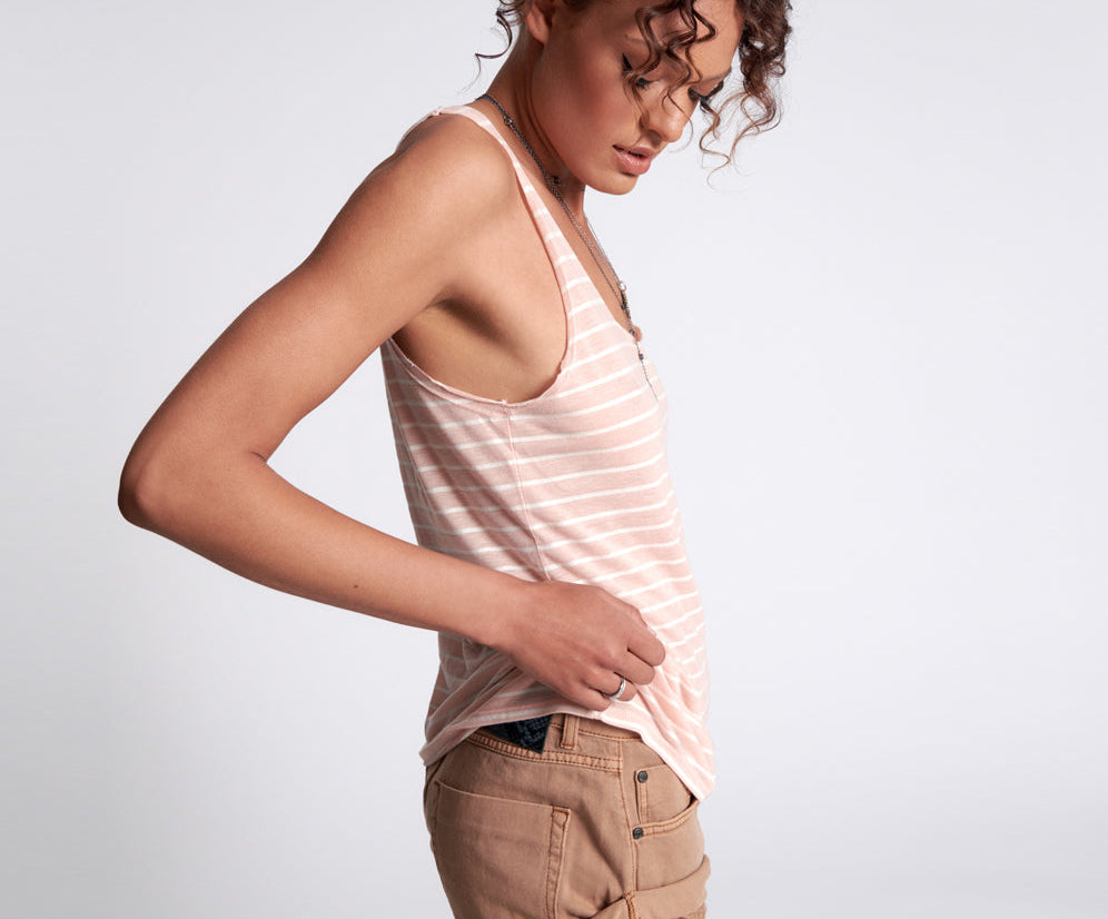 EMPIRE LINEN TANK