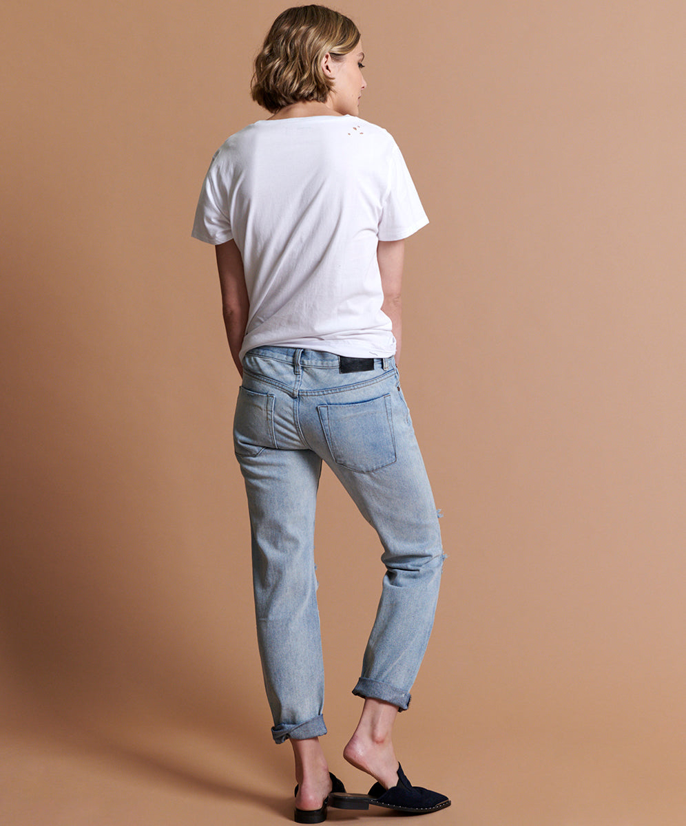 Products Awesome Baggies Low Waist Straight Leg Denim Jeans - Romance