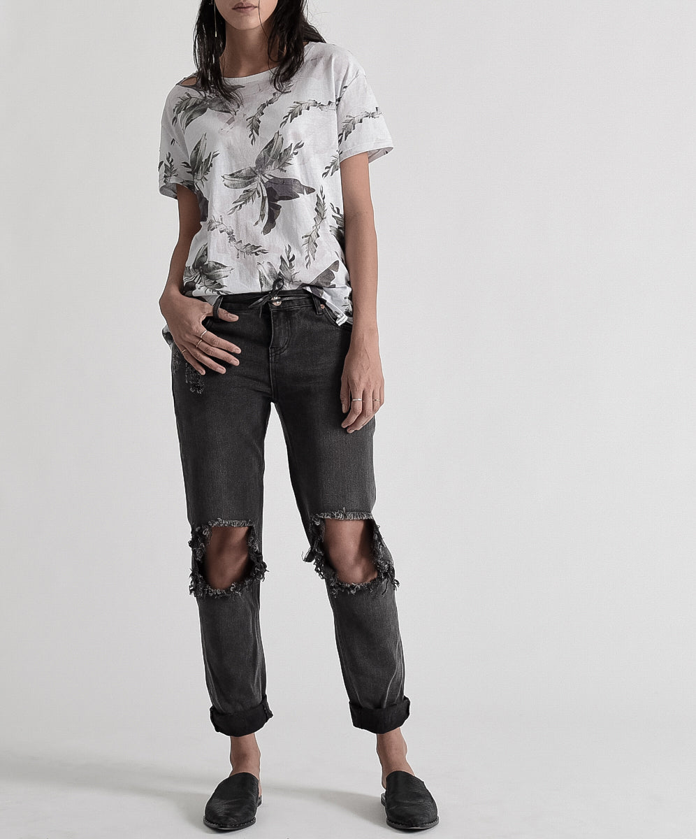 Products Awesome Baggies Low Waist Straight Leg Denim Jeans - Basalt Black