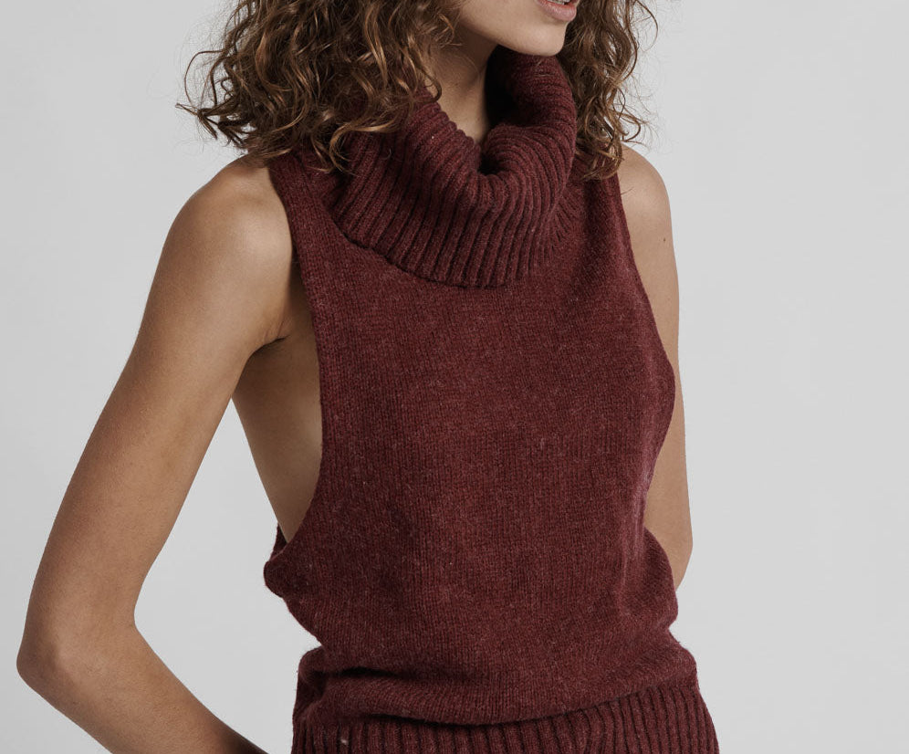 PARISIENNE ROLL NECK TOP