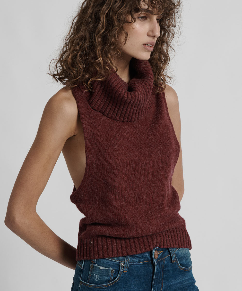 Products PARISIENNE ROLL NECK TOP