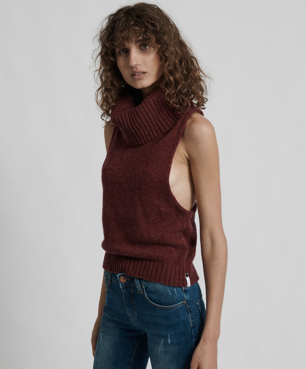 Products PARISIENNE ROLL NECK TOP
