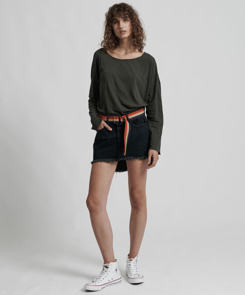 Products FOX BLACK JUNKYARD DENIM SKIRT