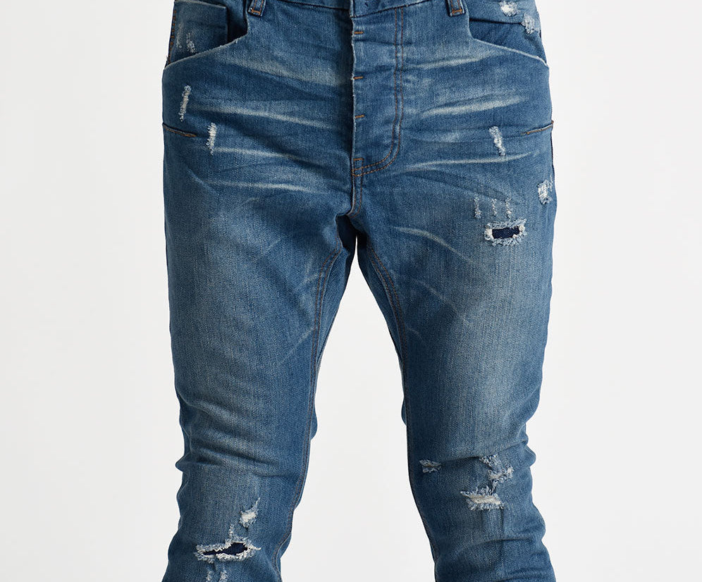 BLEU SABBATH MR BONES DENIM JEANS