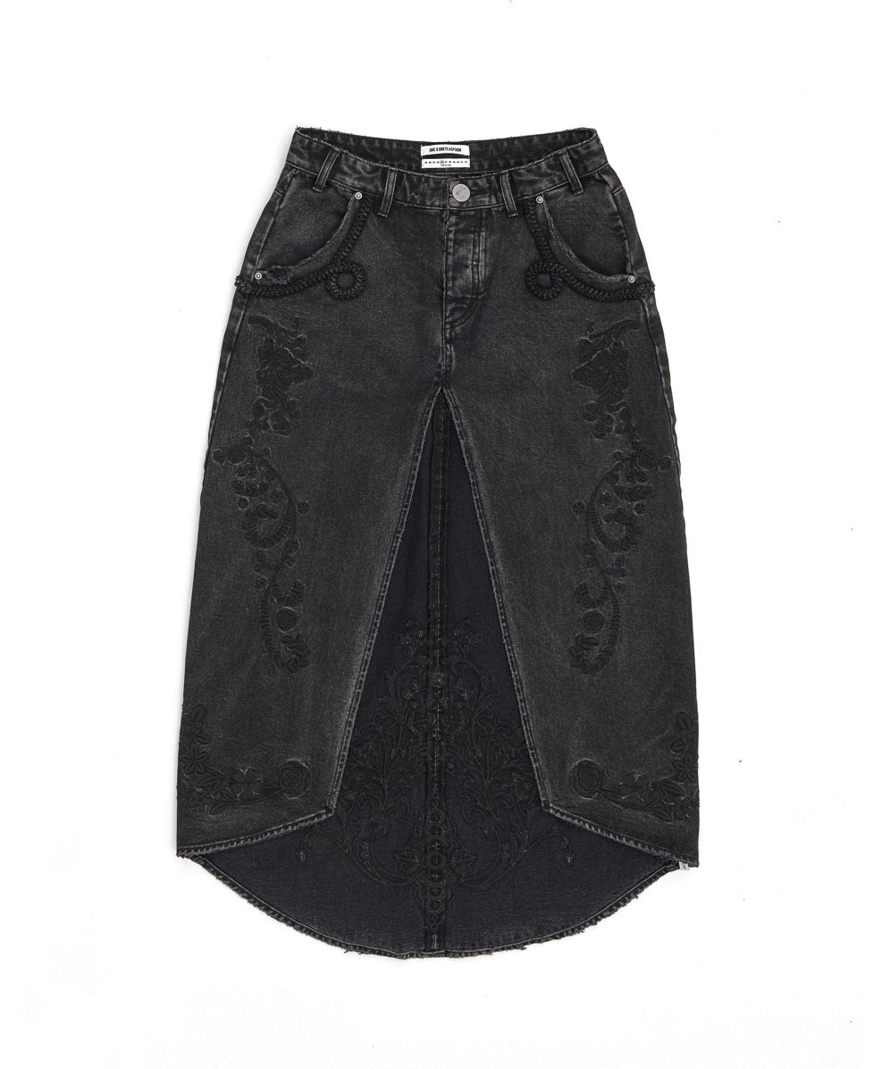 Products MRS CARTER LONG DENIM SKIRT