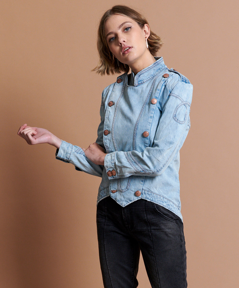 Products BLUE HART MILITAIRE JACKET
