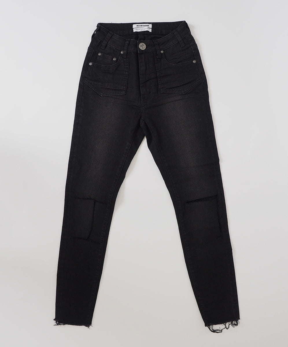 Products JETT BLACK HIGH WAIST FREEBIRDS II BLACK