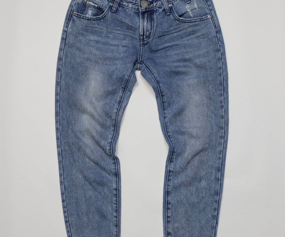 Freebirds Low Waist Rigid Skinny Denim Jeans - Blue Society