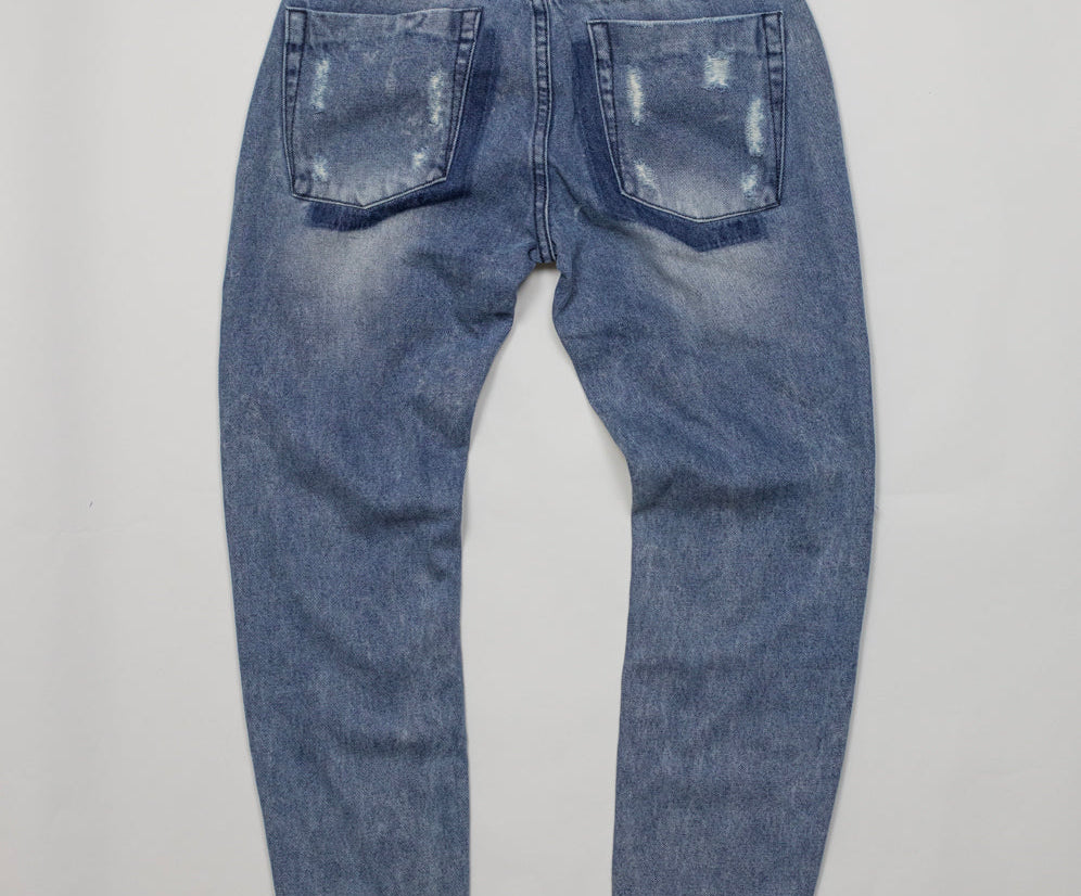 Freebirds Low Waist Rigid Skinny Denim Jeans - Blue Society