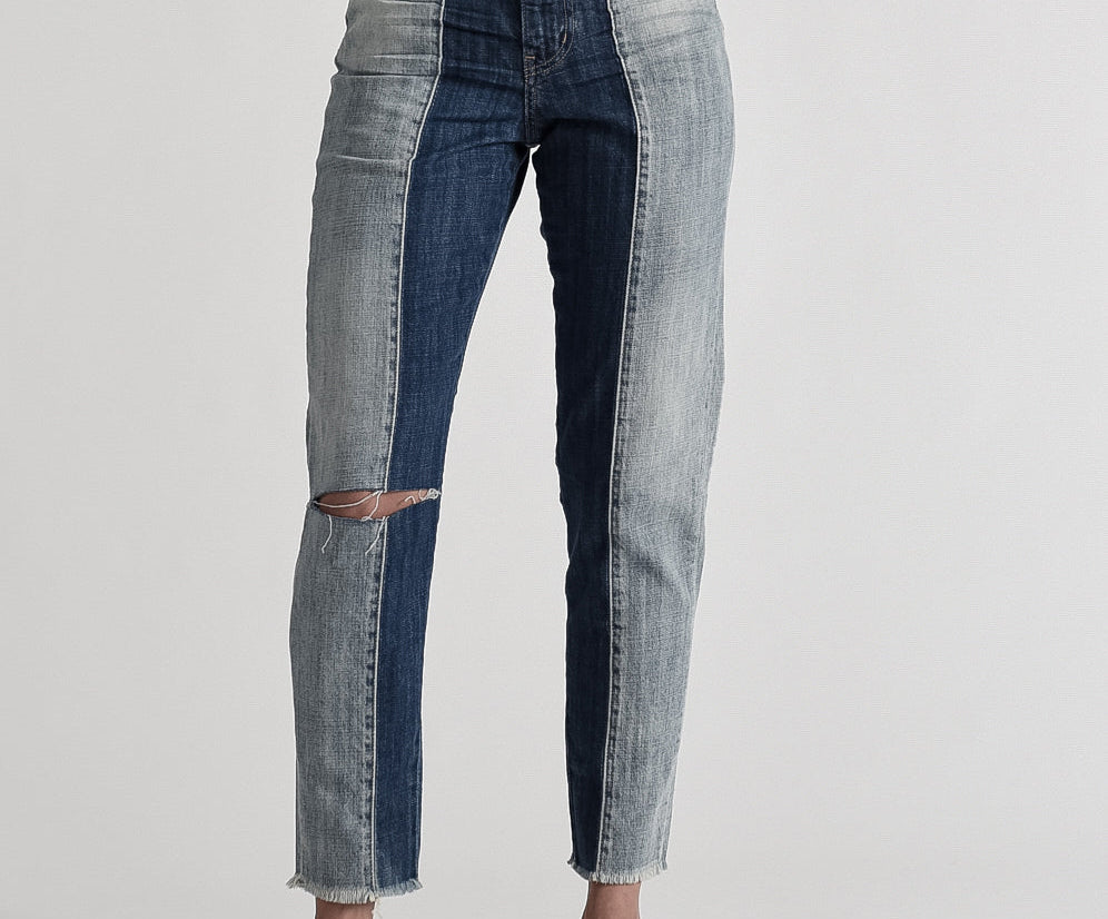 LEGEND HIGH WAIST MOM JEAN BLUE