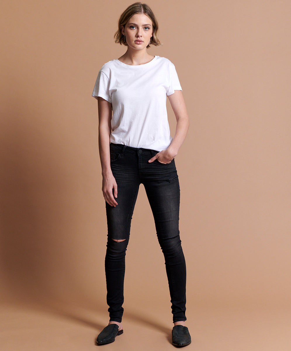 Products HOODLUMS MID RISE SKINNY JEAN