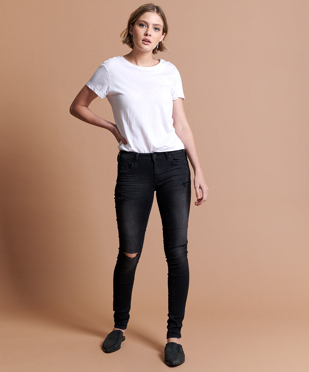 Products HOODLUMS MID RISE SKINNY JEAN